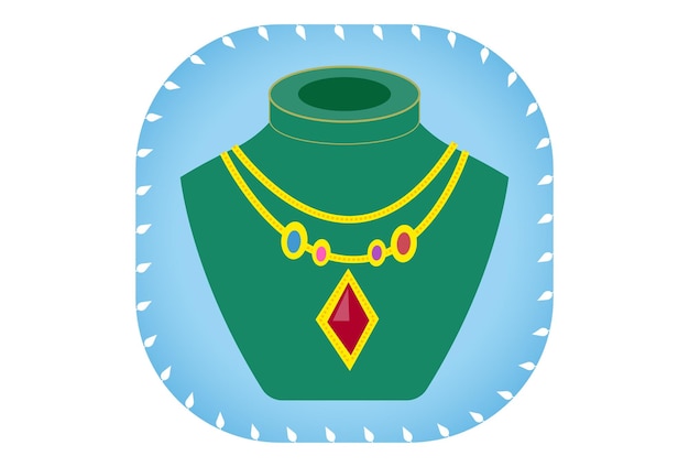 3786 Ilustración del concepto de joyería