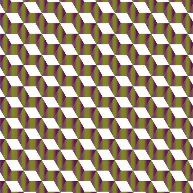 3d Abstracto Patrón sin costuras de cubos de colores infinito multicolor Fondo cúbico geométrico