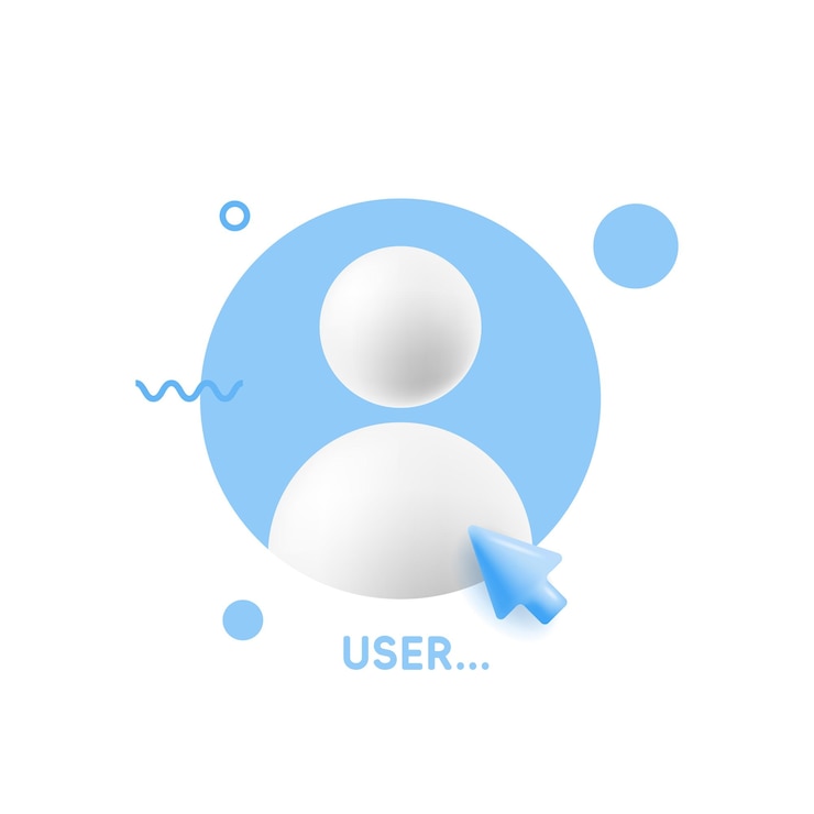 Vector 3d agregar icono de usuario crear símbolo de grupo nueva cuenta de perfil icono de personas y más avatar persona humana icono de personas vector moderno y de moda en estilo 3d