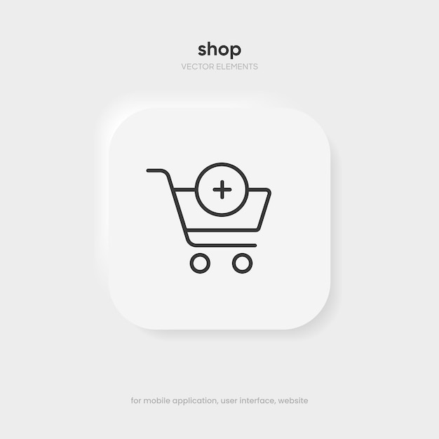 3d botón de agregar agregar icono agregar al carrito icono del carrito de compras signo de compras en línea haga clic aquí comprar empuje
