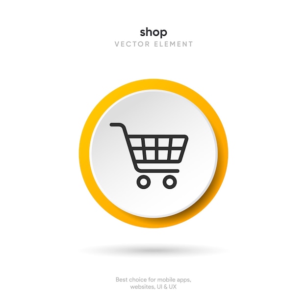 3d botón de agregar agregar icono agregar al carrito icono del carrito de compras signo de compras en línea haga clic aquí comprar empuje