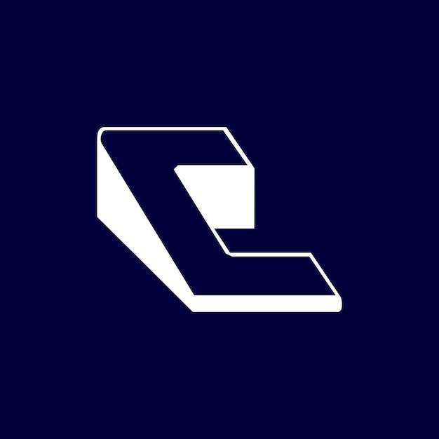 3d c último diseño del logotipo