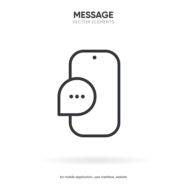 3d correo carta mensaje chat hablar diálogo post icono signo símbolo para el sitio web de la aplicación móvil ui