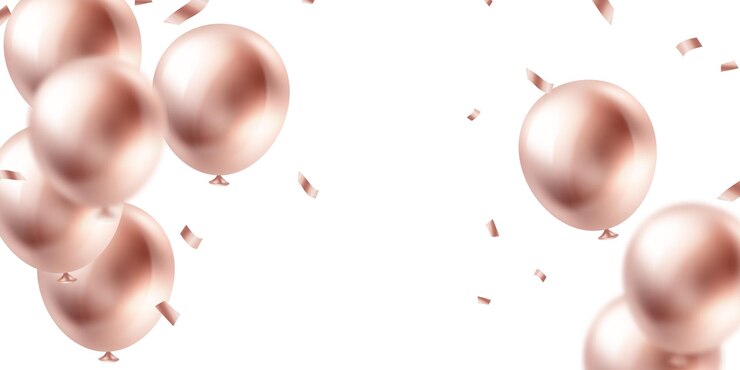 Vector 3d diseño de globo dorado fondo hermosa ilustración patrón de pancarta vectorial