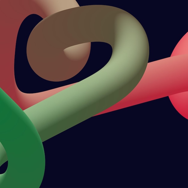 3d formas líquidas retorcidas coloridas abstractas Elementos de diseño creativo Elementos de formas de degradado modernas vectoriales para bannerbackgroundposter