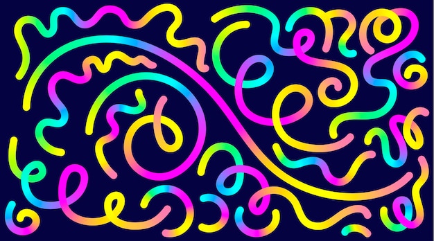 3d gradient colors and wavy patterns for a modern look Abstract background Graphic shapes and lines create a dynamic wave design by combining organic elements and fluid curves