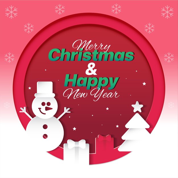 3D Merry Christmas Trees Tarjeta de papel Lindo Feliz año nuevo Árbol de Navidad Muñeco de nieve Copo de nieve G
