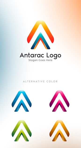 3D Modern Letter A Logo Design Letter A Logo se puede utilizar para su negocio y empresa