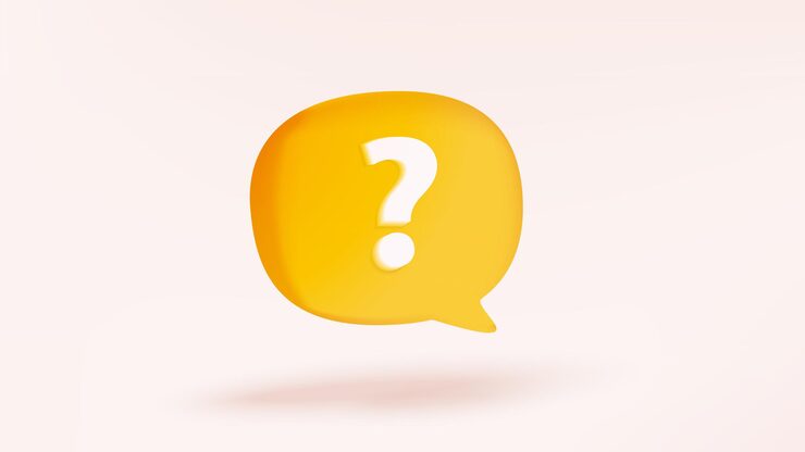 Vector 3d signo de icono de signo de pregunta o preguntar preguntas frecuentes y respuesta qa información de solución tener una pregunta pregunta un