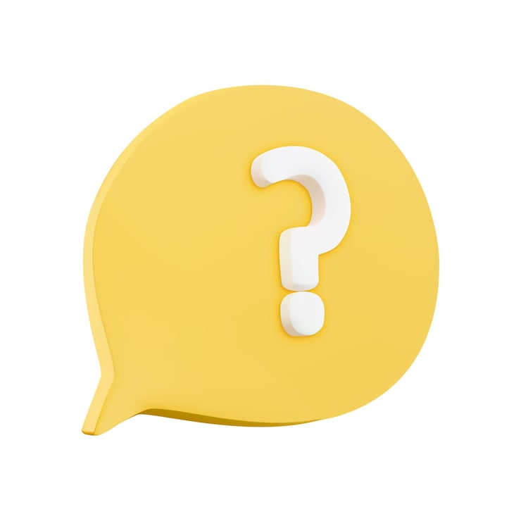 Vector 3d signo de pregunta icono o preguntar preguntas frecuentes y respuesta qa información de solución tiene una pregunta señal de respuesta pregunta o problema con mínimo concepto 3d 3d duda icono de conversación vector render ilustración