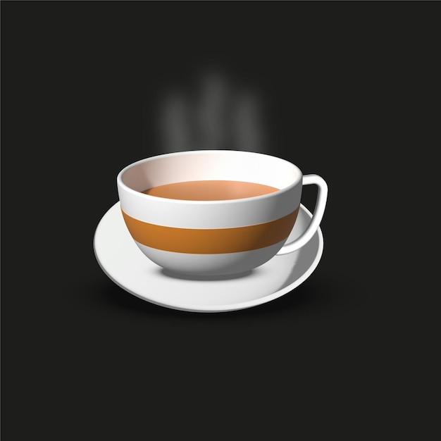 3D TEA CUP (copa de té en 3D)
