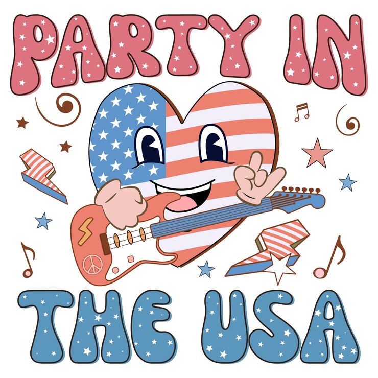 4 de julio Día de la Independencia Bandera americana Celebración de Estados Unidos Diseño patriótico Estrellas y rayas
