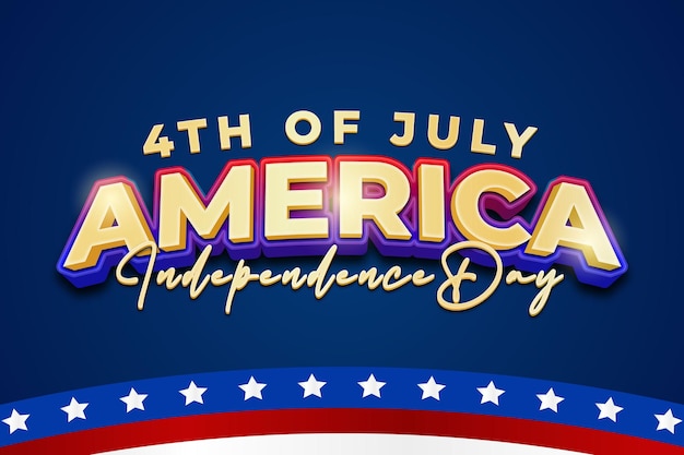 4 de julio Día de la Independencia de Estados Unidos