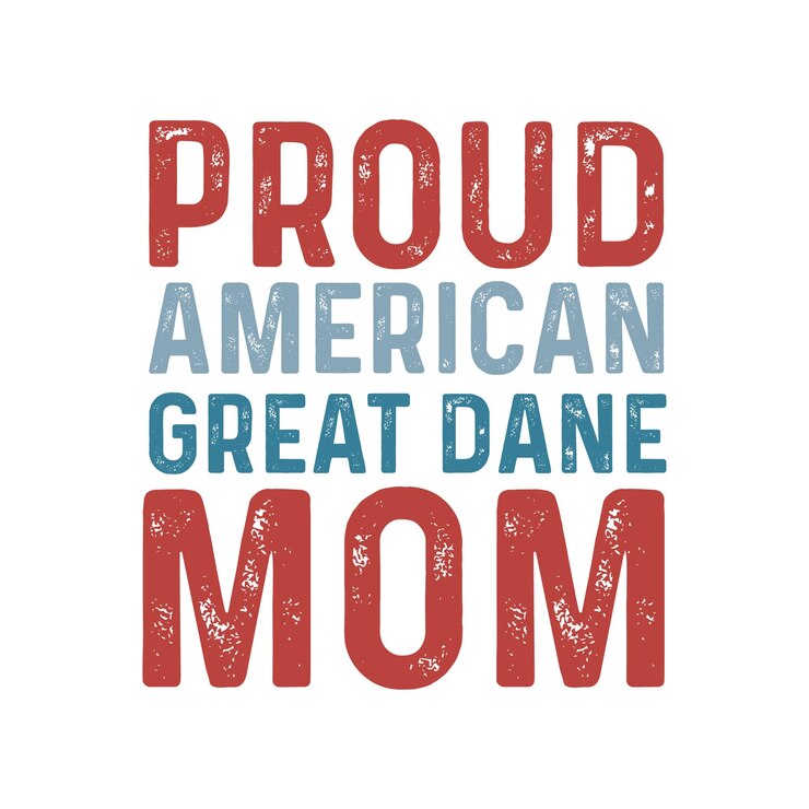 4 de julio Día de las Madres de Dog Mom Vector de diseño de camisetas