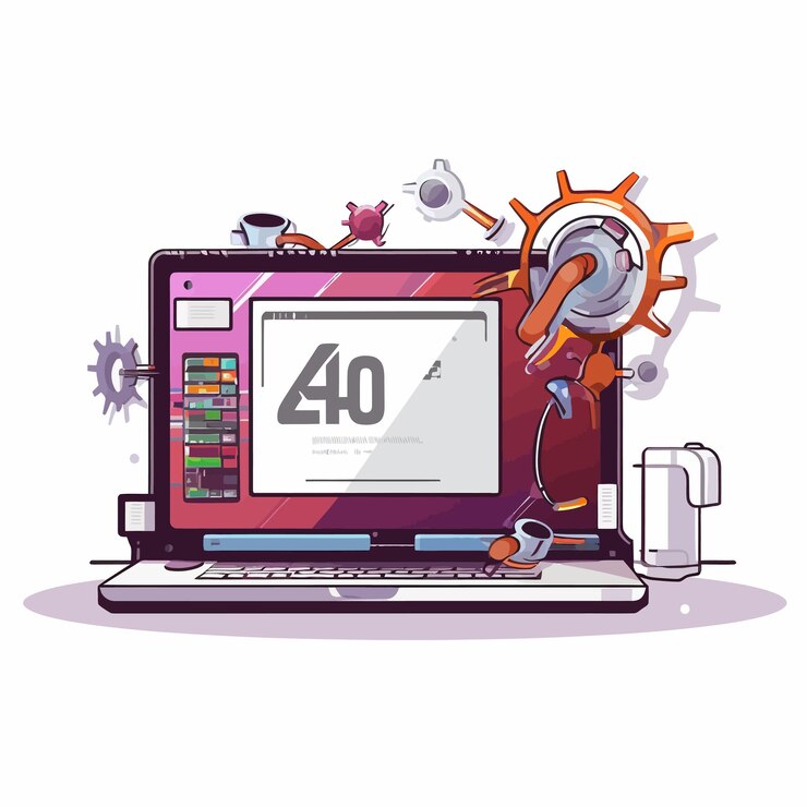 Vector 404_error_page_not_found_system (página de error_no_encontrado_sistema)