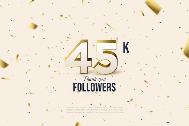 45k seguidores.