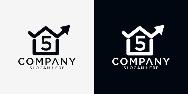 5 diseño de logotipo de finanzas de vivienda