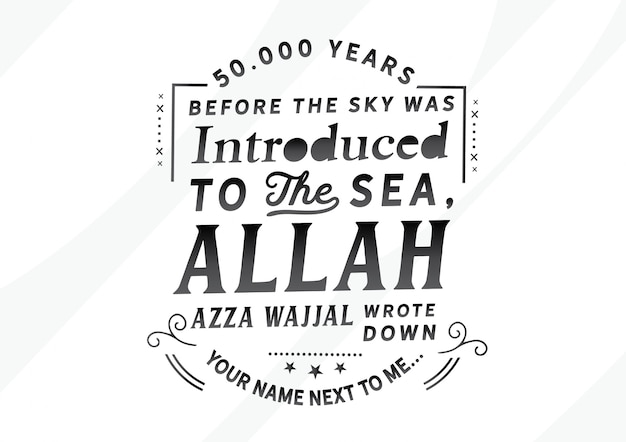 50.000 años antes de que el cielo se introdujera al mar. Letras