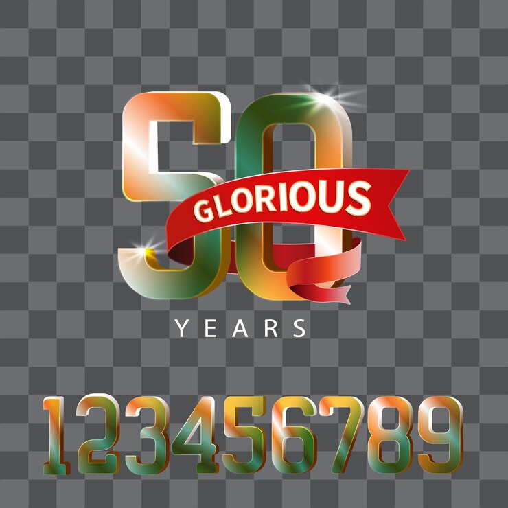Vector 50 años gloriosos