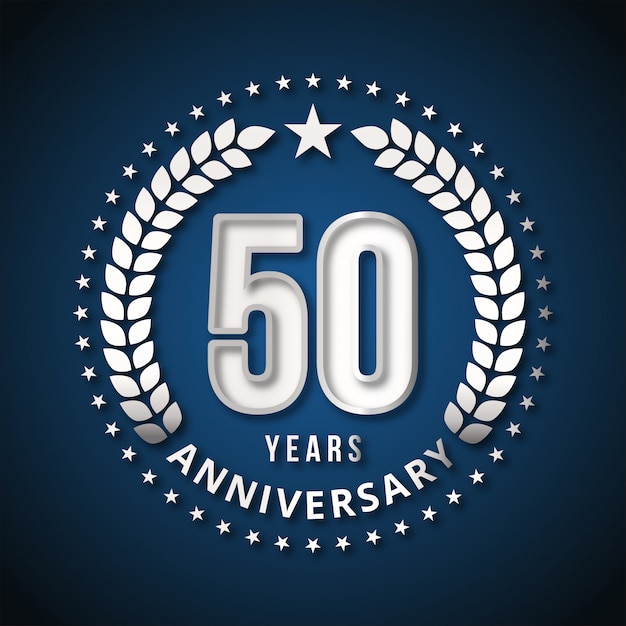 50 años de vector de diseño de celebraciones
