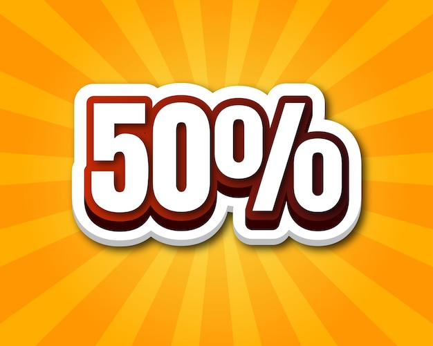50 plantilla de efectos de texto