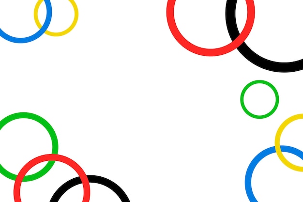 5Círculos de colores sobre un fondo blanco3