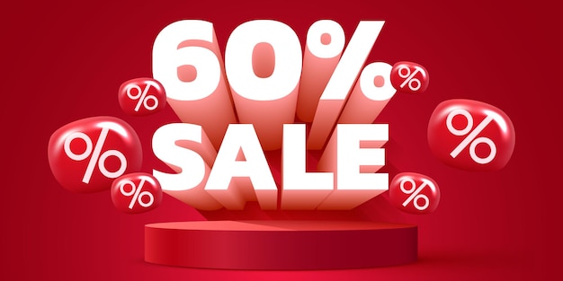 El 60% de descuento en la composición creativa de Mega Sale