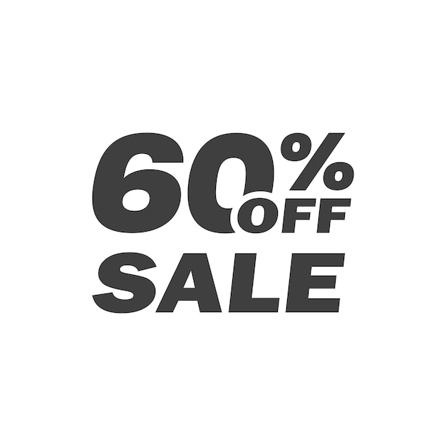60 OFF Cupón promocional Venta de moda Banner Oferta especial descuento de verano Venta de promoción Descuento de