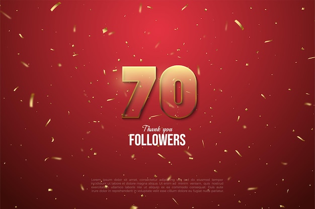 60k Seguidores con figuras transparentes con bordes marrones.