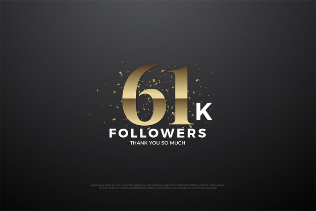 61k seguidores con un número de oro combinado.