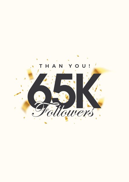 65.000 seguidores numeran carteles, pancartas de saludo para publicaciones en redes sociales