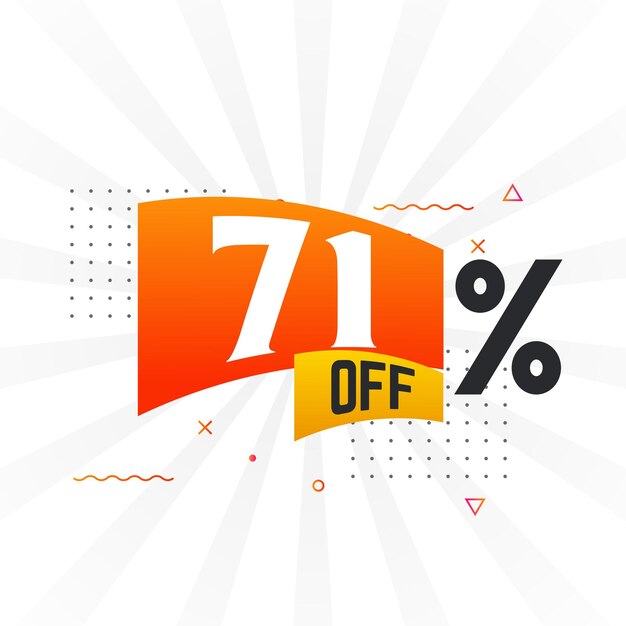 71% de descuento especial en la venta de gráficos vectoriales de campañas publicitarias