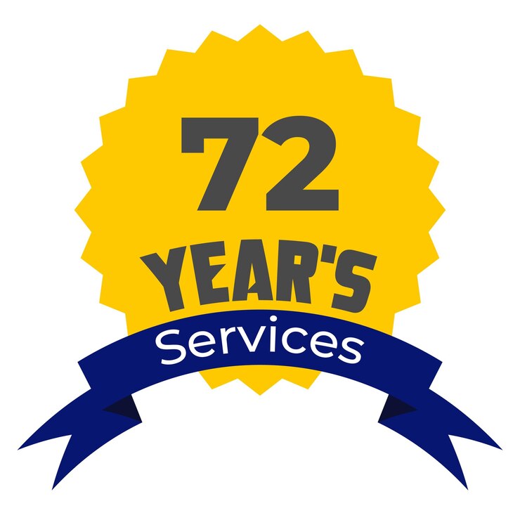 72 años de servicio