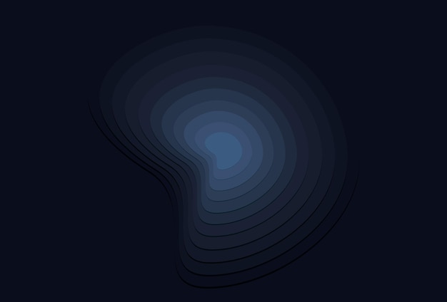 7545 Ilustración del concepto de ondas radiantes