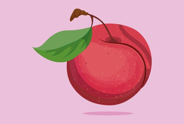 7560 Ilustración del concepto de ciruela