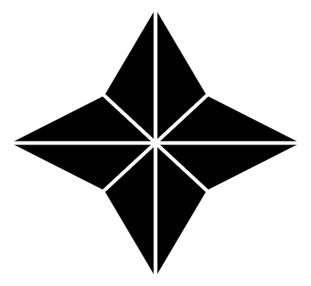 8 diseño de forma de estrella geométrica de collage de fotos Colección de cartera de composición de marcos de imágenes