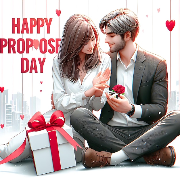 8 de febrero feliz día de la propuesta diseño de tarjetas de felicitación