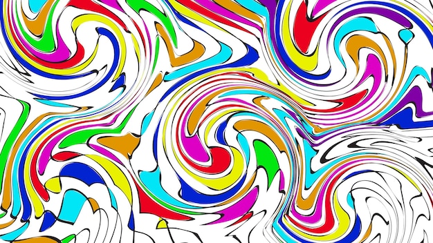 81 Papel de pared de color vibrante con fondo blanco Patrón de tela Ilustración vectorial de embalaje