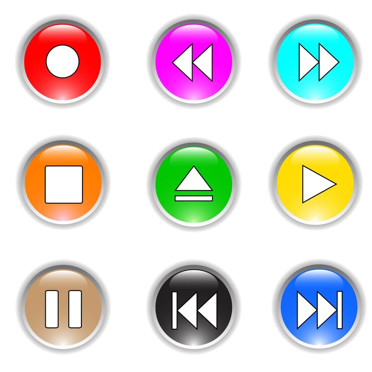 Vector 9 botones