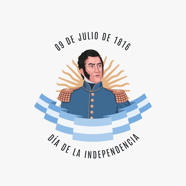 9 de julio de 1816 Independencia Argentina Seamos libres lo de mas no importa nada San Martín