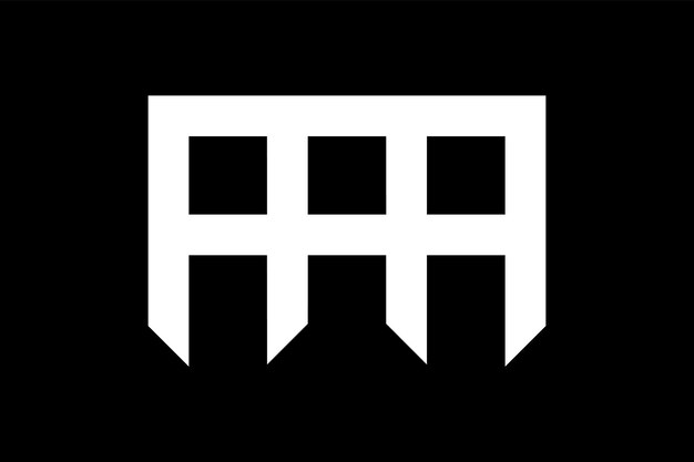 AAA logo vector carta logo AAA Resumen inicial monograma letra alfabeto diseño de logotipo