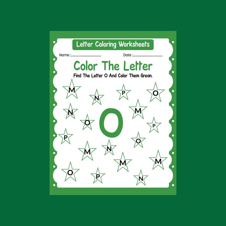 Abc hojas de trabajo para buscar y colorear letras mayúsculas para niños