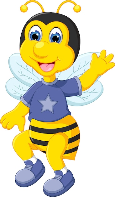 abeja feliz