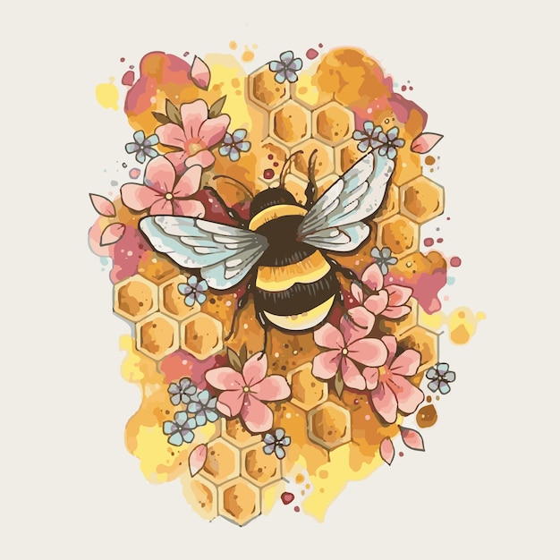 Vector abeja