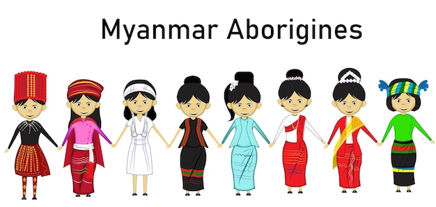 Aborígenes de myanmar