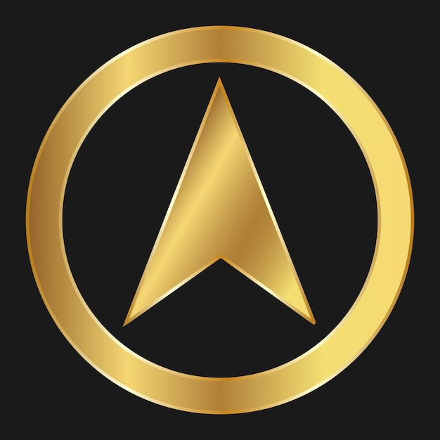 Abra aquí el icono de oro simple en el embalaje y la caja del producto