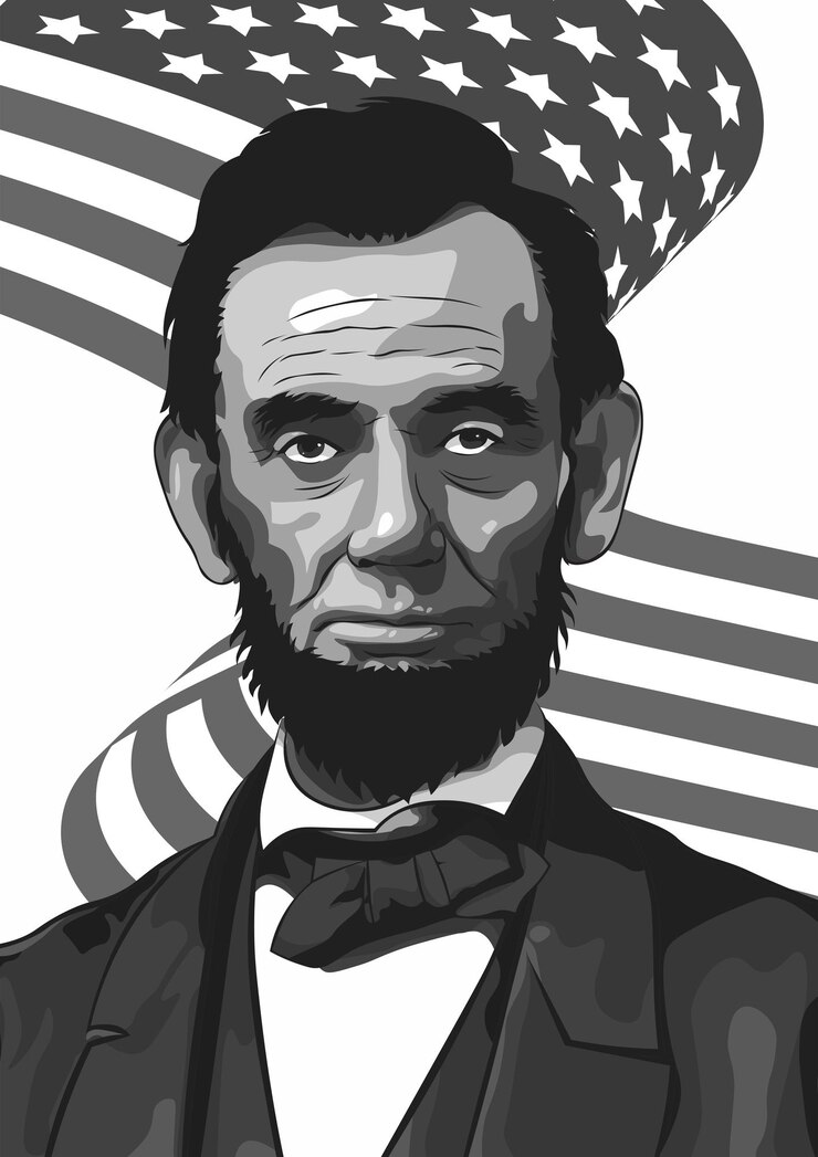 Vector abraham lincoln fue un