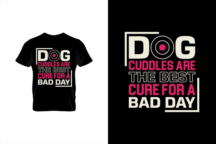 Los abrazos de perros son la mejor cura para un mal día Diseño de camiseta del día de la madre diseño de camiseta más vendido