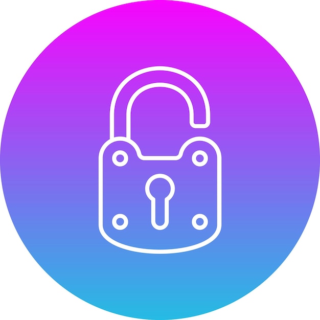 Abre el icono de bloqueo