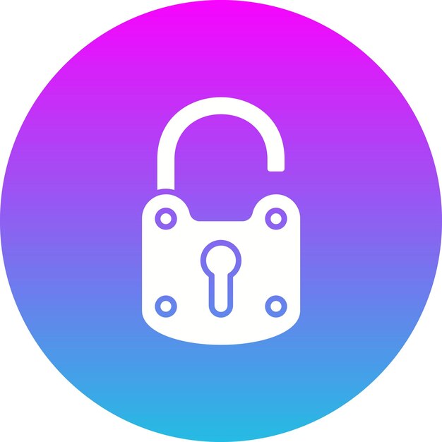 Abre el icono de bloqueo